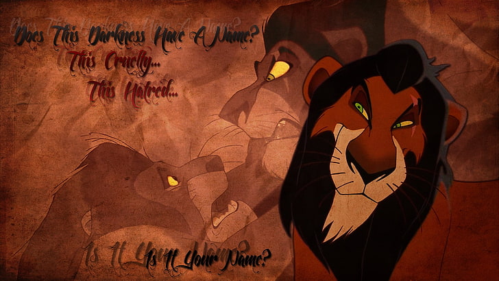 The Lion King, Lion King, Mufasa (The Lion King), Scar, HD wallpaper