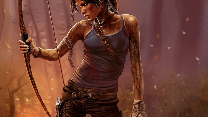tomb raider 2013, videospel, Tomb Raider, Lara Croft, HD tapet