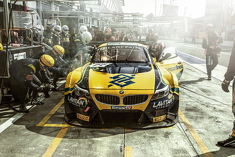 BMW, Monza, Blancpain GT Series, Pit Lane, Team Brasil, Tapety HD HD wallpaper