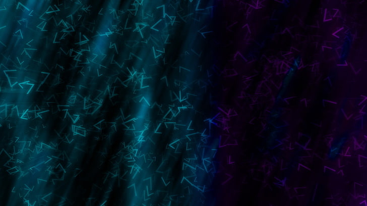 黒と青の繊維、抽象、 HDデスクトップの壁紙