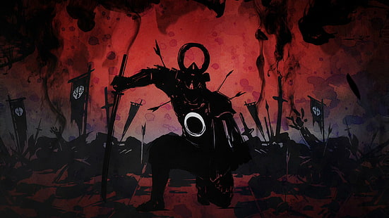 Videospiel, Nioh, Rot, Samurai, HD-Hintergrundbild HD wallpaper