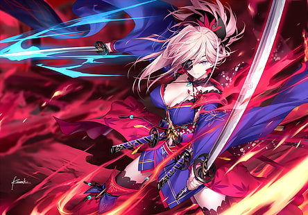 Schicksalsserie, Schicksal / Großauftrag, Miyamoto Musashi, HD-Hintergrundbild HD wallpaper