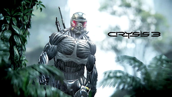 Crysis 3 digital wallpaper, crysis 3, crysis, охотник, игра, HD обои HD wallpaper