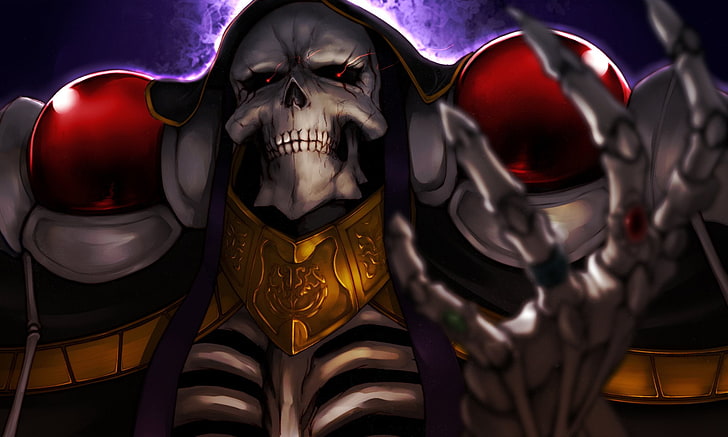 Anime, Overlord, Ainz Ooal Gown, HD papel de parede