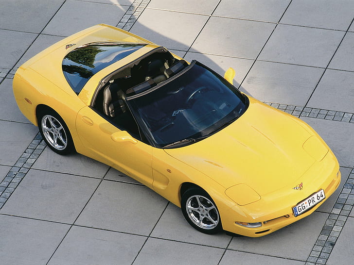 1997 04, c 5, chevrolet, corvette, coupé, spec. Ue, interno, muscolo, supercar, Sfondo HD