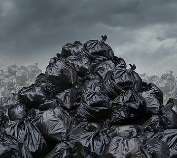 Müll, Umwelt, Tasche, HD-Hintergrundbild HD wallpaper