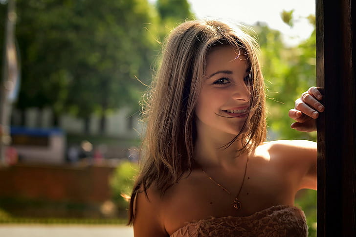 Dana Kareglazaya, Mädchen, Modell, Augen, HD-Hintergrundbild