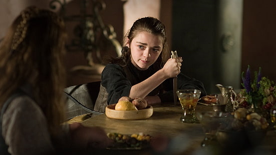 Arya Stark, Game of Thrones, Arya Stark, Maisie Williams, donne, Sfondo HD HD wallpaper