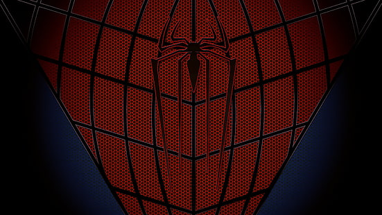 Spider-Man Marvel Logo Red HD, карикатура / комикс, червено, човек, чудо, паяк, лого, HD тапет HD wallpaper