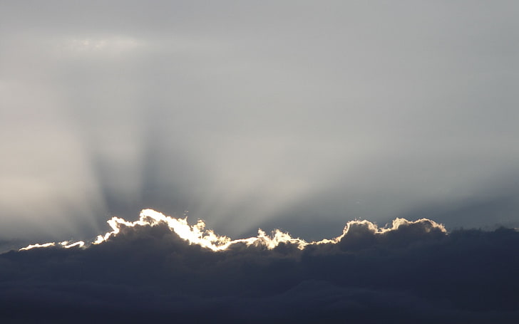 เมฆแสงแดดท้องฟ้าธรรมชาติ, วอลล์เปเปอร์ HD