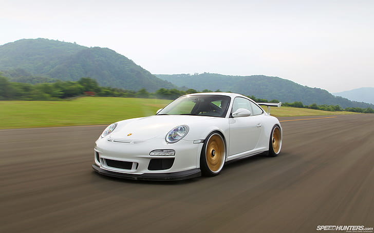 Porsche GT3RS Motion Blur HD, cars, blur, motion, porsche, gt3rs, HD wallpaper
