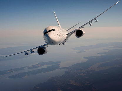 volo, aereo, Boeing, antisommergibile, US Navy, Poseidon, P-8, Sfondo HD HD wallpaper