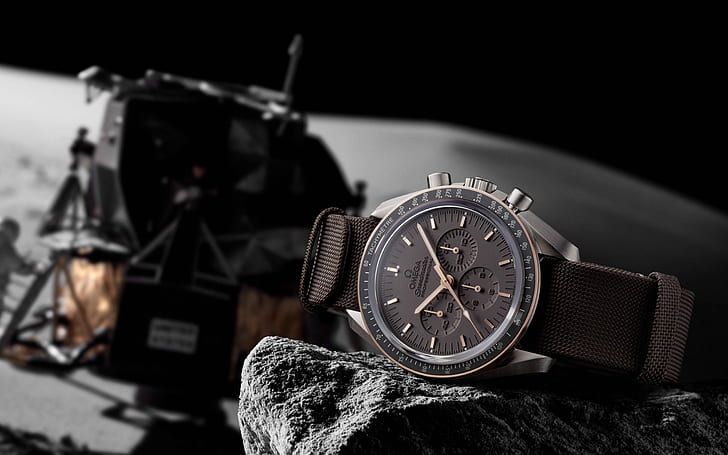 Omega, NASA, Apollo 11, Wrist Watch, certified watches for space missions, Omega Speedmaster Professional, HD wallpaper