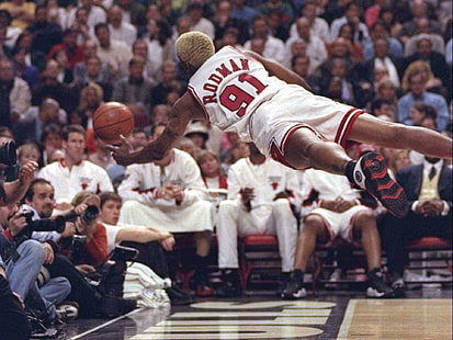 Basket, Miami Heat, Dennis Rodman, HD tapet HD wallpaper