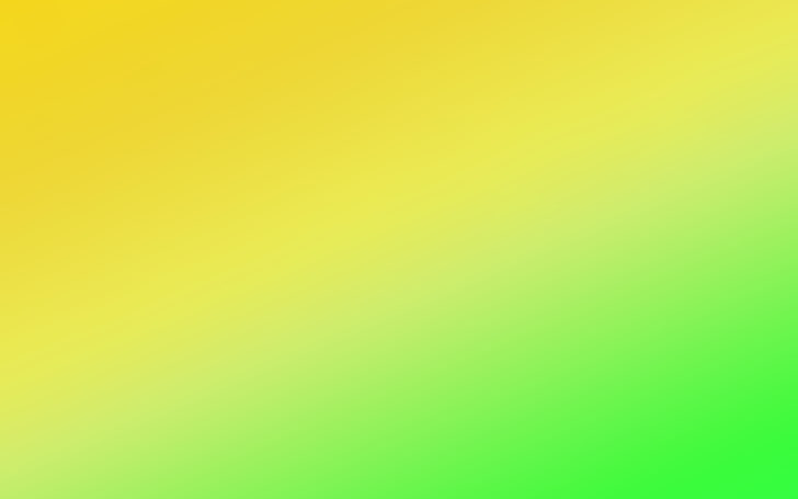 kuning, hijau, kabur, gradasi, Wallpaper HD