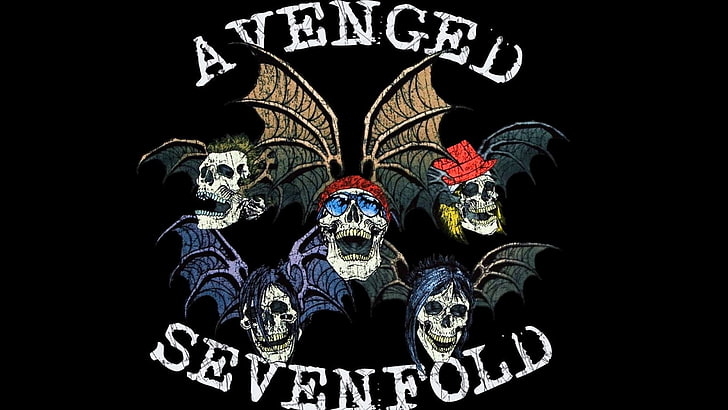 Bemalung von Fledermäusen, Fels, Avenged Sevenfold, a7x, HD-Hintergrundbild