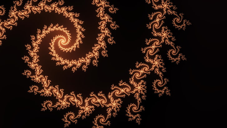 fractal, 3D fractal, HD wallpaper