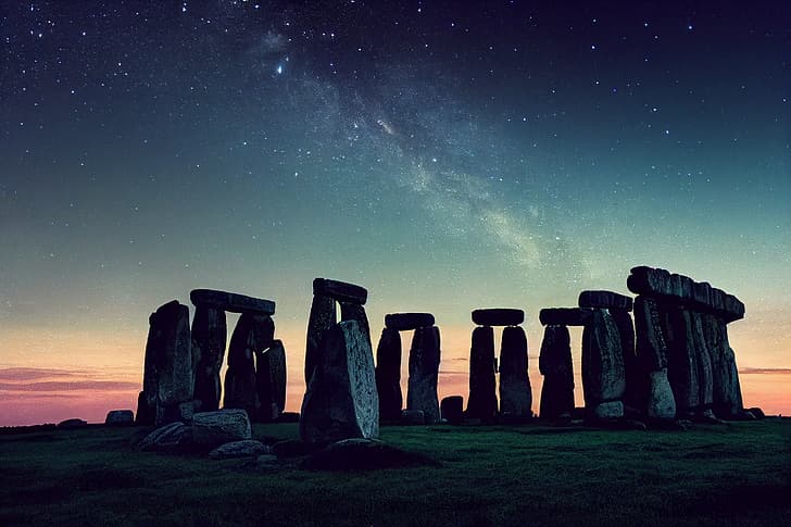 Stonehenge, cercle de pierres, Fond d'écran HD