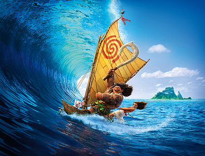 Disney, 8K, Animation, Moana, HD-Hintergrundbild HD wallpaper