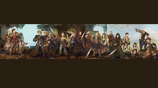 рисуване на нови мъже, Final Fantasy, Final Fantasy Tactics, Delita, Ramza, Agrias, HD тапет HD wallpaper