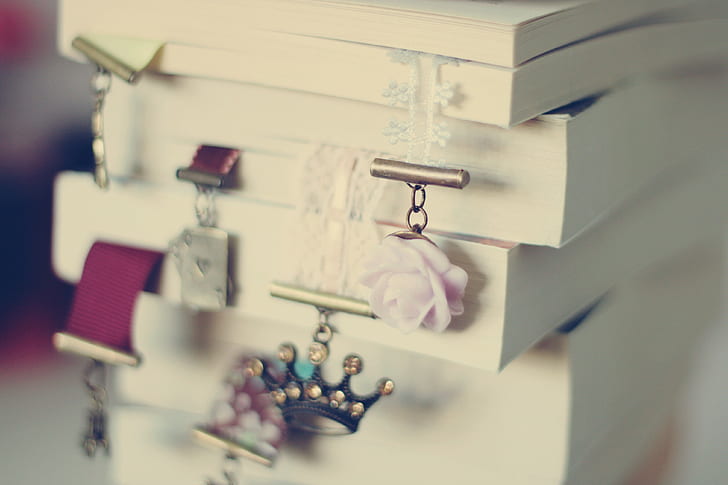 Books, Bookmarks, Ornaments, HD wallpaper