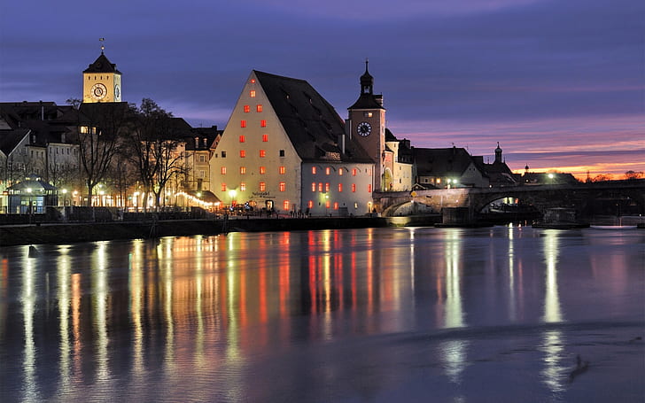 Regensburg Bavaria, bavaria, regensburg, perjalanan, dan dunia, Wallpaper HD
