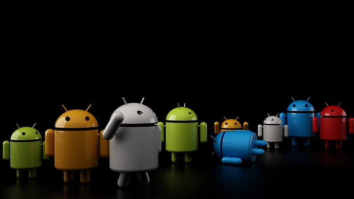 Android, OS, Robot, Tapety HD