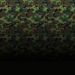 Camuflaje, arte, abstracto, ejército, diferentes formas, negro; marrón; estampado de camuflaje verde, camuflaje, arte, abstracto, ejército, diferentes formas, Fondo de pantalla HD HD wallpaper