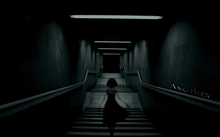 또, 미사키 메이, 애니메이션 소녀, 어둠, 애니메이션, HD 배경 화면