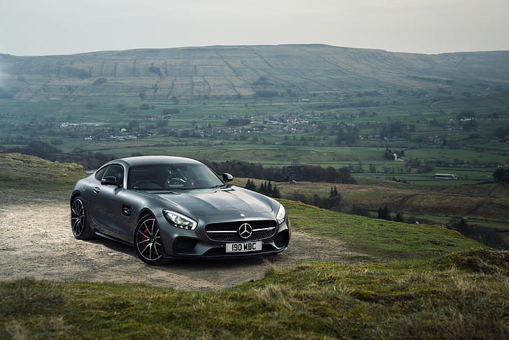 Mercedes, AMG, UK-spec, 2015, Edition 1, GT S, C190, Fond d'écran HD