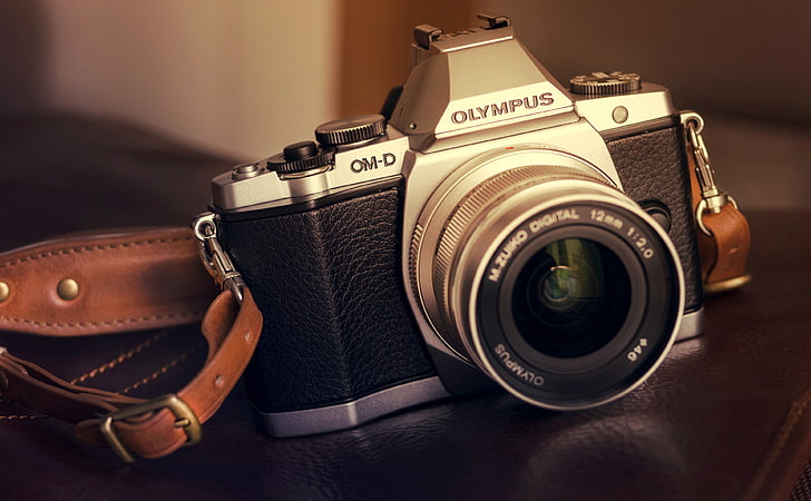 Olympus Camera, Vintage, macchina fotografica, studio occhi creativo, mirrorless, Sfondo HD