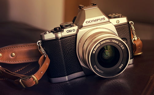 Olympus Camera, Vintage, камера, креативно очно студио, без огледало, HD тапет HD wallpaper