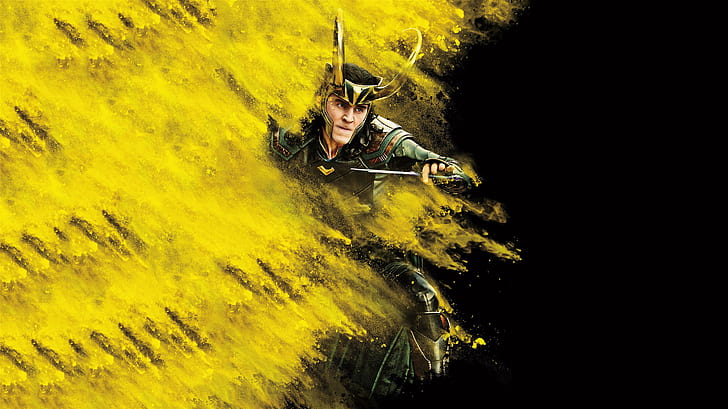 Thor: Ragnarok, Loki, sarı, HD masaüstü duvar kağıdı