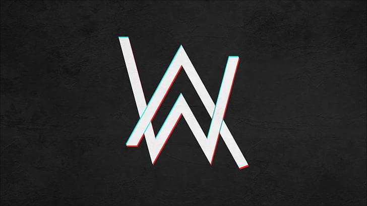 Musique, Alan Walker, Noir, Logo, Fond d'écran HD