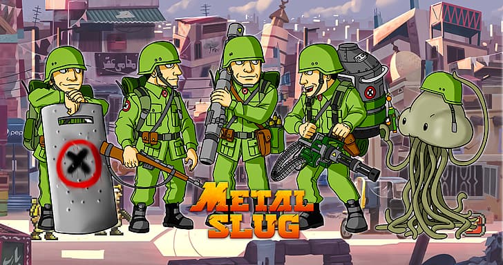 Metal Slug, game poster, Metal Slug 3, Metal Slug 7, Metal Slug XX, HD wallpaper