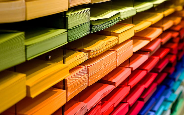 Colorful papers 4K, Colorful, Papers, HD wallpaper