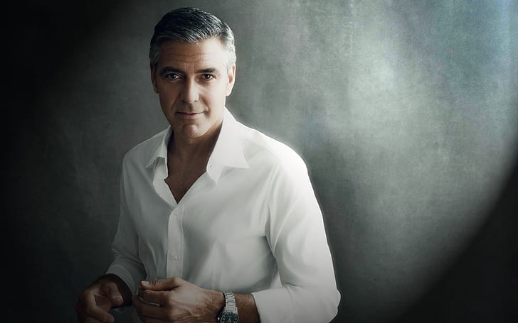 George Cloony, george clooney, actor, man, male, photo, poster, HD wallpaper