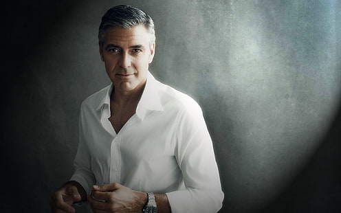 George Cloony, george clooney, actor, man, male, photo, poster, HD wallpaper HD wallpaper