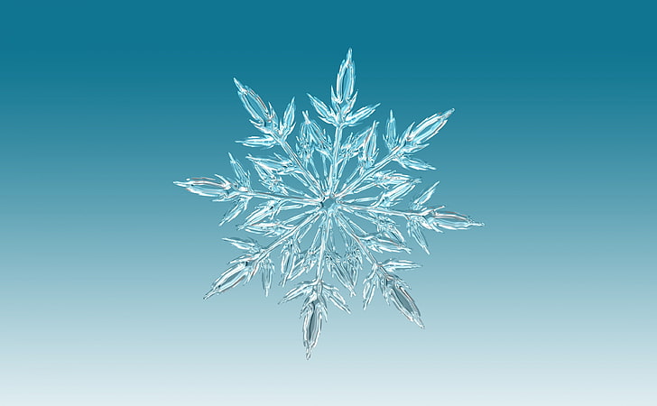 Ice Crystal, snowflakes wallpaper, Seasons, Winter, Light, Christmas, Crystal, Decoration, Snowflake, sparkle, advent, christmaseve, christmastime, icecrystal, HD wallpaper