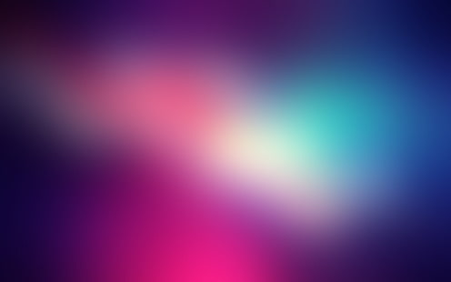 ボケライト、カラフル、赤、青、ピンク、紫、ぼやけ、グラデーション、ミニマリズム、デジタルアート、 HDデスクトップの壁紙 HD wallpaper
