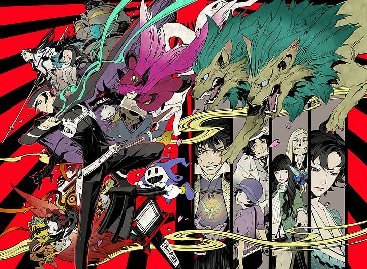 Devil Summoner 2: Raidou Kuzunoha vs. King Abaddon, Shin Megami Tensei Series, artwork, Sfondo HD