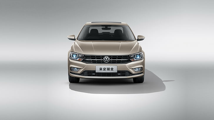 Volkswagen Bora, sedan, szary, Tapety HD