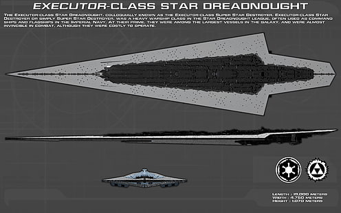 Executor-klass Star Dreadnought tapeter, Star Wars, Super Star Destroyer, HD tapet HD wallpaper