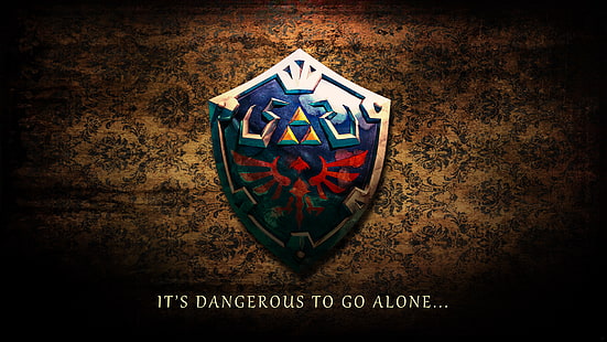Tapeta Legend of Zelda Wingcrest, The Legend of Zelda, Hylian Shield, Tapety HD HD wallpaper