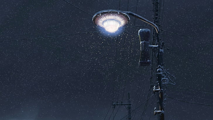 5 centímetros por segundo, anime, Makoto Shinkai, HD papel de parede