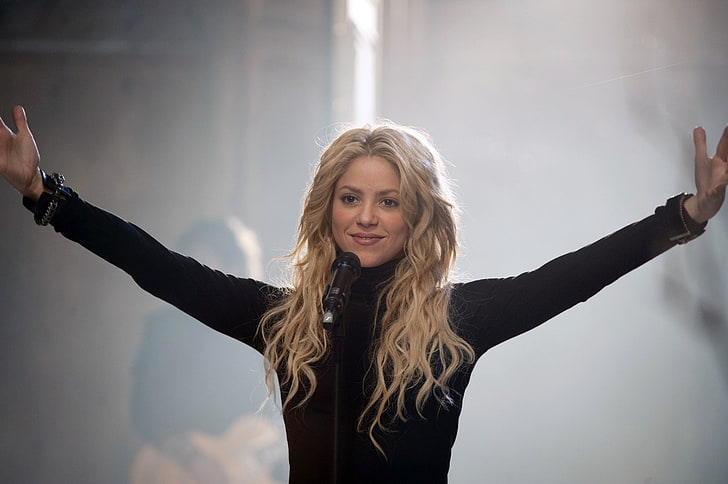 rubia, cantante, Shakira, Fondo de pantalla HD