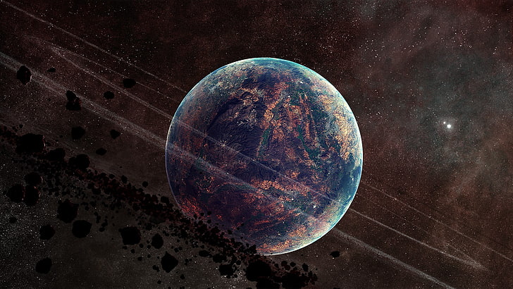 โลกดิจิตอลวอลล์เปเปอร์อวกาศดาวเคราะห์วงแหวนดาวเคราะห์ศิลปะอวกาศศิลปะดิจิตอล, วอลล์เปเปอร์ HD