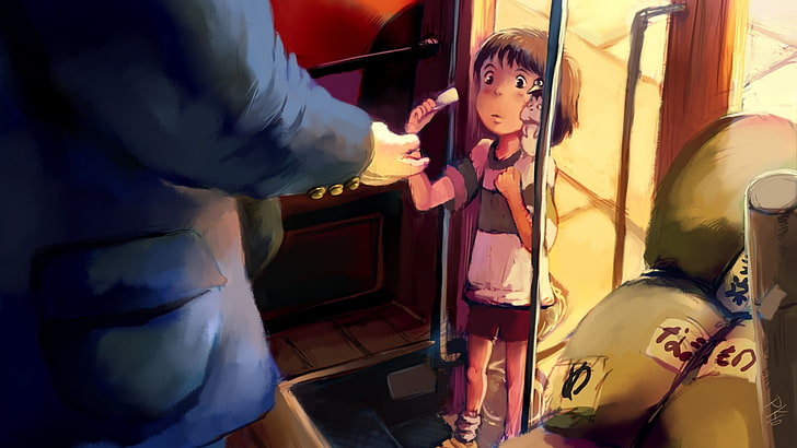 Studio Ghibli, Spirited Away, anime, Tapety HD