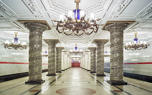 Metro İstasyonu Moskova Rusya 4578, HD masaüstü duvar kağıdı HD wallpaper