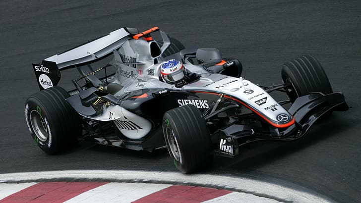 Formula 1, auto da corsa, McLaren MP4-20, Kimi Raikkonen, Sfondo HD
